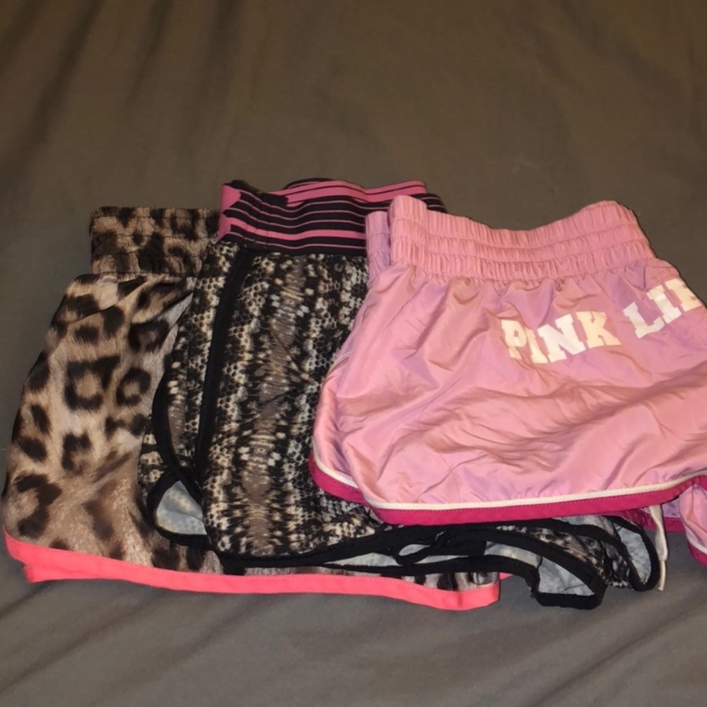 3 pairs of shorts (workout or pool)